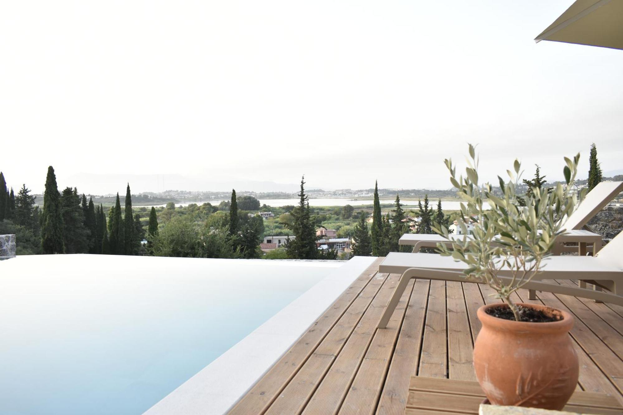 Corfu View Deluxe Villa Perama  Buitenkant foto