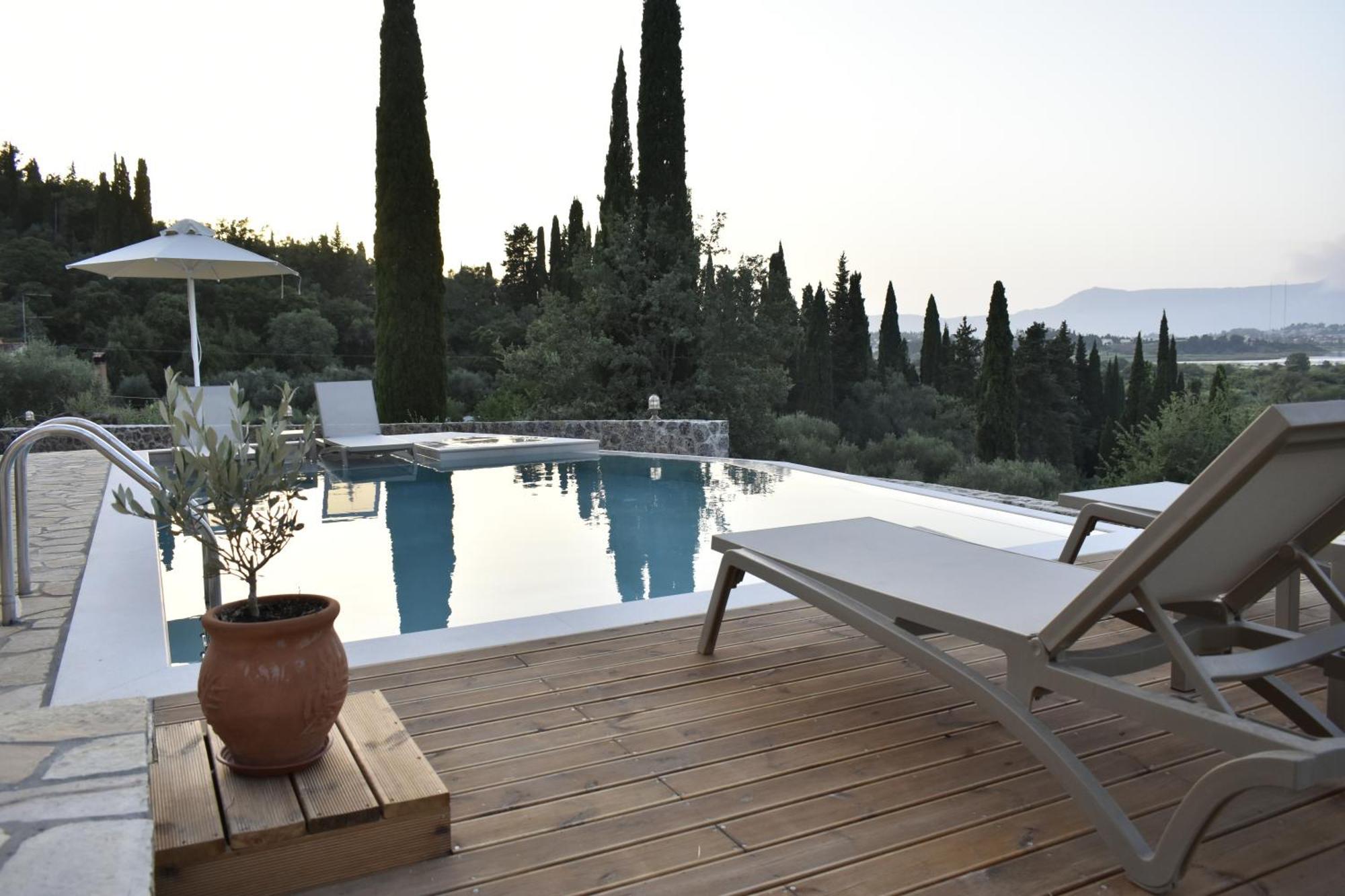 Corfu View Deluxe Villa Perama  Buitenkant foto
